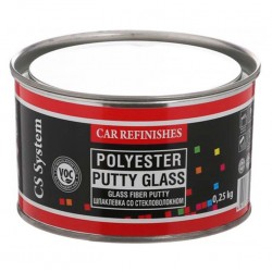 Шпаклівка зі скловолокном CS System GLASS 0,25 кг + відп.