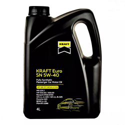 Моторна олива KRAFT Euro SN 5W-40 4л