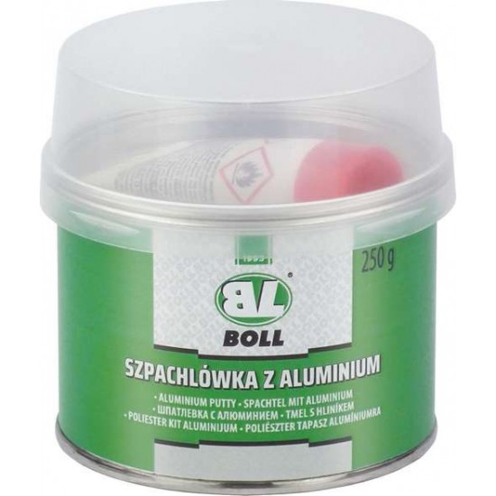 Шпаклівка з пилом алюмінію BOLL срібляста 250 гр