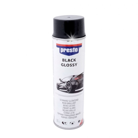 PRESTO чорний блиск автофарба 0,5 л