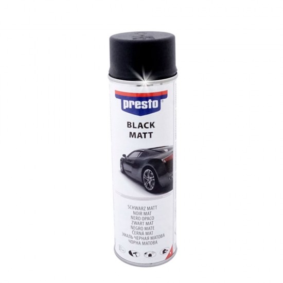 PRESTO чорний мат автофарба 0,5л