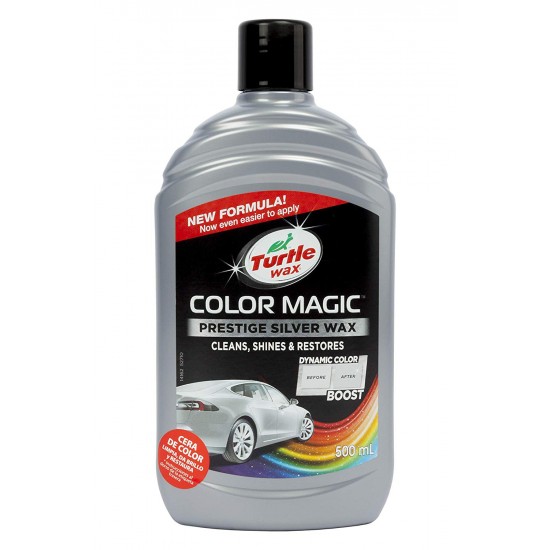 Поліроль Turtle Wax Color Magic Plus срібляста (500мл)