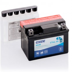 MOTO 3 Ah/12V EXIDE  AGM (0) ETX4L-BS (сухозаряджений)