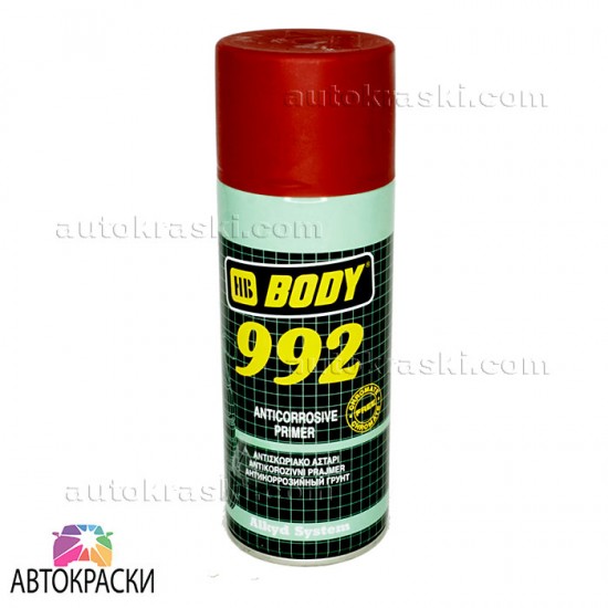 BODY 992 антикорозійний ґрунт спрей 1К коричневий 0,4л