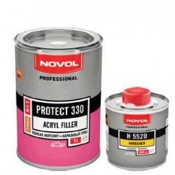 NOVOL PROTECT 330 (5+1) Акриловий ґрунт сірий 1л + 0,2л Затверджувач H5520