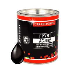 Антикорозійний ґрунт 1К CS SYSTEM AC-992, чорний, 1,1 кг