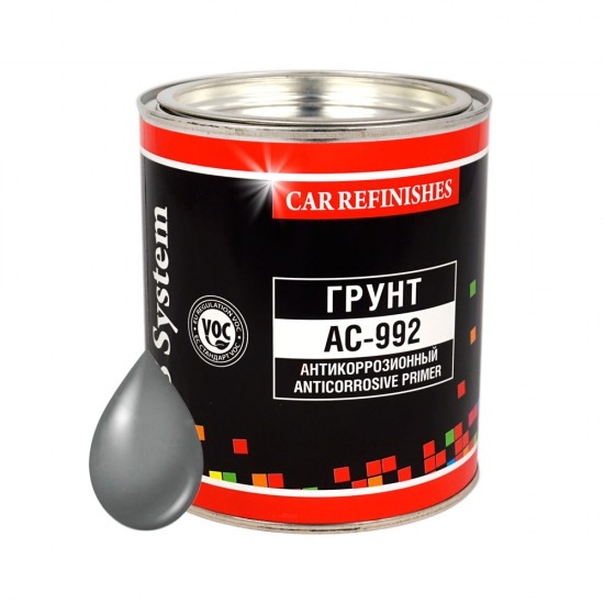 Антикорозійний ґрунт 1К CS SYSTEM AC-992, сірий, 1,1 кг