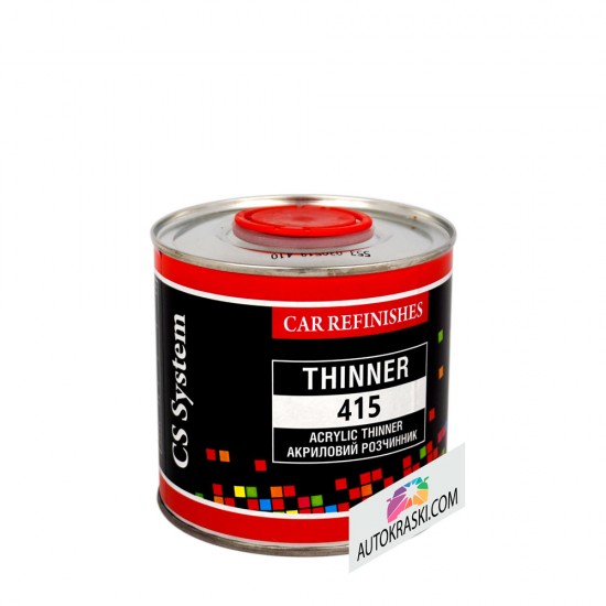Розчинник акриловий CS SYSTEM CSS Thinner 415 повільний 0,5 л