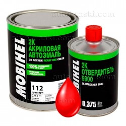 112 Гран-прі Автоемаль акрилова 2К Mobihel 0,75л + 9900 Затверджувач 0,375л
