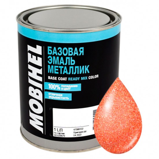 119 Магма Автоемаль базова металік Mobihel 1л