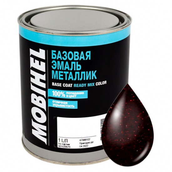 192 Портвейн Автоемаль базова металік Mobihel 1л