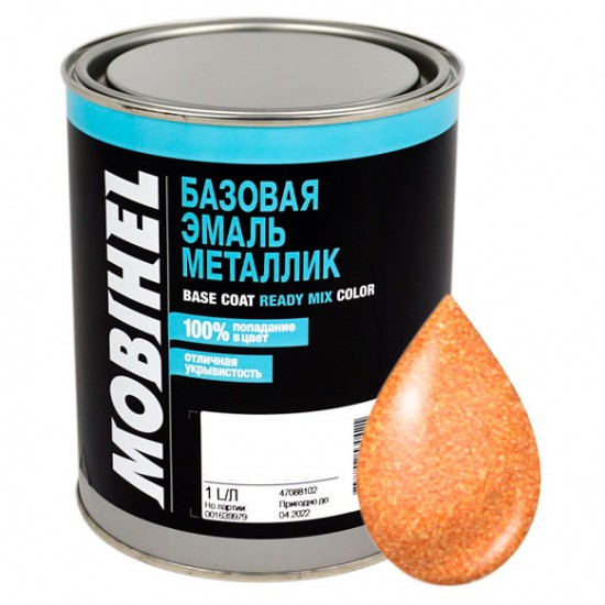 286 Опатія Автоемаль базова металік Mobihel 1л