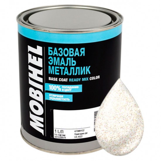 387 Папірус Автоемаль базова металік Mobihel 1л