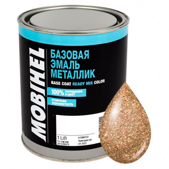 НА РОЗЛИВ 399 Тютюн Автоемаль базова металік Mobihel 100 мл