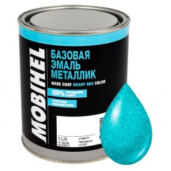 НА РОЗЛИВ 460 Аквамарин Автоемаль базова металік Mobihel 100 мл