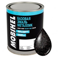 635 Чорний шоколад Автоемаль базова металік Mobihel 1л