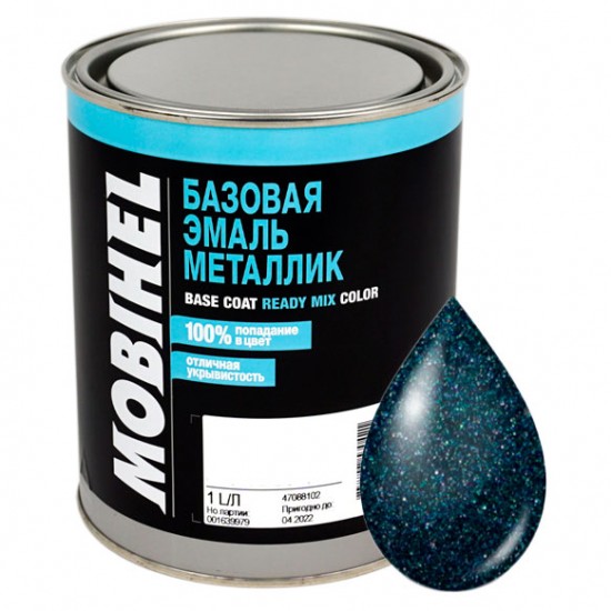 682 Граната Автоемаль базова металік Mobihel 1л