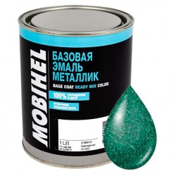 963 Зелена Автоемаль базова металік Mobihel 1л