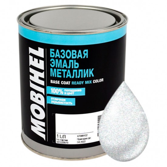 НА РОЗЛИВ 744 Mercedes Автоемаль базова металік Mobihel 100 мл