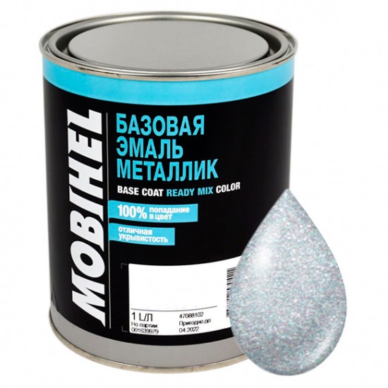 LA7W - VW REFLEX Автоемаль (фарба для авто) базова металік Mobihel 1л