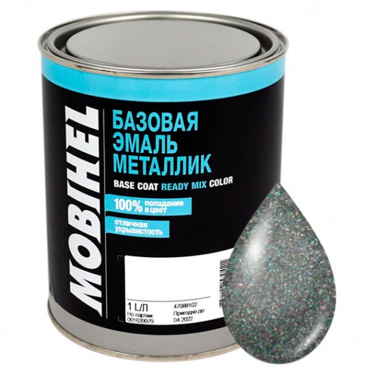 Скат Автоемаль базова металік Mobihel 1л