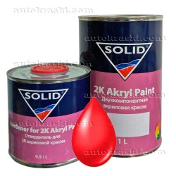 110 Рубін Автоемаль акрилова SOLID 2K Akryl Paint 1,0л + затверджувач 0,5л