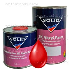 118 Кармен Автоемаль акрилова SOLID 2K Akryl Paint 1,0л + затверджувач 0,5л