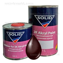140 Яшма Автоемаль акрилова SOLID 2K Akryl Paint 1,0л + затверджувач 0,5л