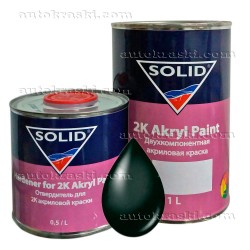 307 Зелений садок Автоемаль акрилова SOLID 2K Akryl Paint 1,0л + затверджувач 0,5л
