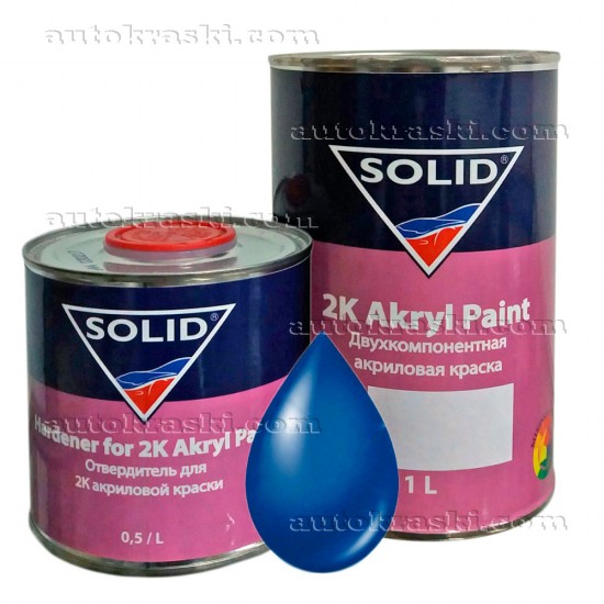 403 Монте Карло Автоемаль акрилова SOLID 2K Akryl Paint 1,0л + затверджувач 0,5л