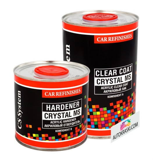 Лак CS System акриловий MS CRYSTAL 2+1 1,0л + відп. 0,5л
