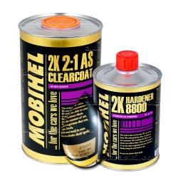 2K HS 2:1 Anti scratch акриловий лак Mobihel 1,0л + Затверджувач 8800 0,5л