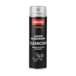 Лак безбарвный акриловий Novol Clearcoat Spray 500мл