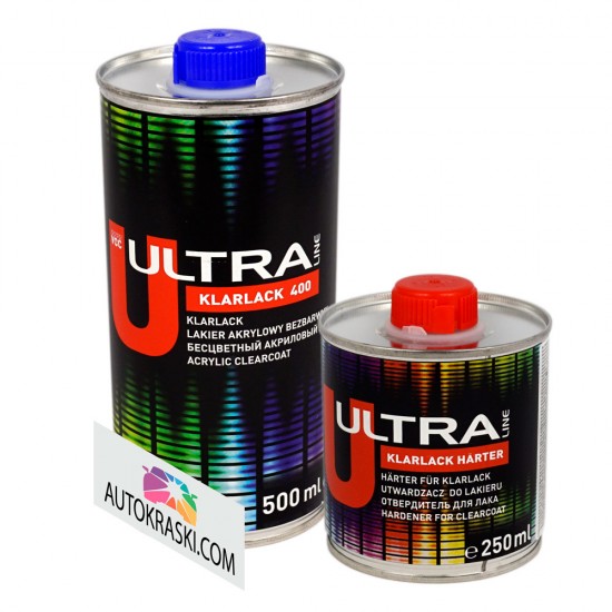 ULTRA KLARLACK 400 акриловий лак (2+1) 0,5 л + 0,25 л