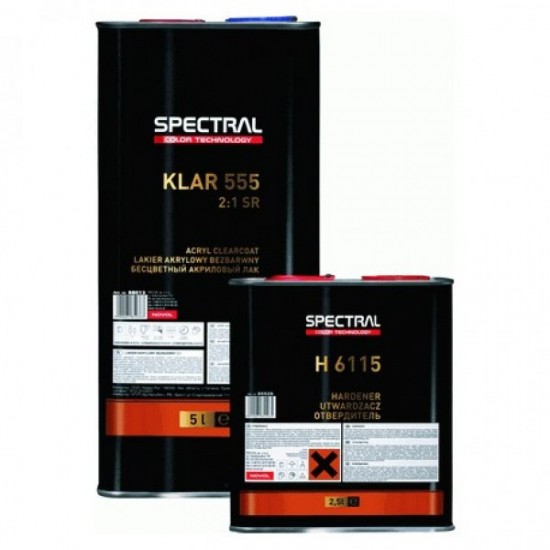 Лак безбарвний SPECTRAL KLAR 555 (SR) 2+1 + затверджувач 5,0л+2,5л