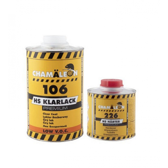 106 Сhamaeleon Акриловий лак HS LOW VOC + затверджувач 1л + 0,5л