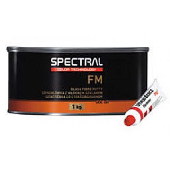 Шпаклівка дрібна зі скловолокном дрібна SPECTRAL FM (FIBER MICRO) 1,0 кг