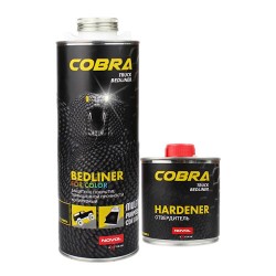 Захисне 2К покриття COBRA Truck Bedliner ПРОЗОРИЙ (під будь який колір) 0.6л + затверджувач 0,2л