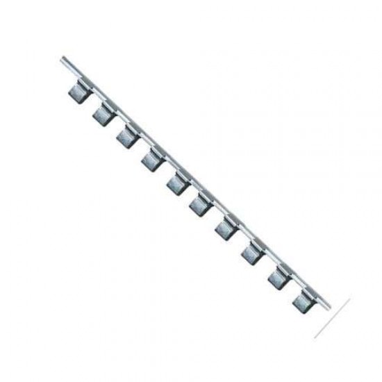 Планка-держатель для головок TOPTUL 1/4"*260*12шт BKAC0812
