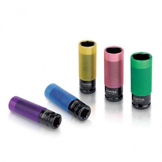 Головка для литых дисков TOPTUL 1/2" ударная длинная 22мм Pro-Series KABP1622