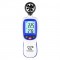 Анемометр крыльчатый Bluetooth 0,3-30 м/с, -10-45°C WINTACT WT82B