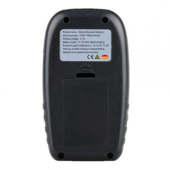 Газоанализатор СО + термометр (0-1000 ppm, 0-50°C) WINTACT WT8825
