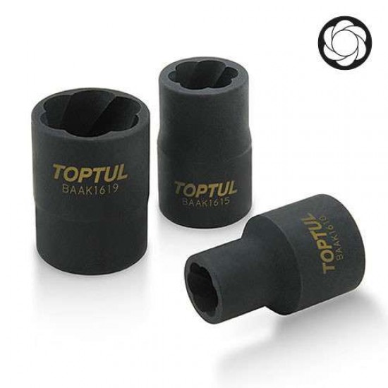 Головка для сорванных граней 1/2" 22мм TOPTUL BAAK1622