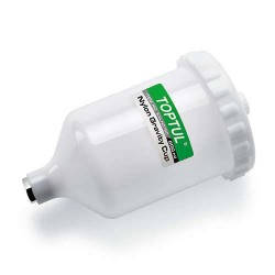 Бачок для краскопульта пластиковый 600 мл (внутренняя резьба M16*1.5) TOPTUL KALN0160