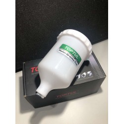 Бачок для краскопульта пластиковый 600 мл (внутренняя резьба M16*1.5) TOPTUL KALN0160