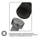 Головка для сорванных граней 1/2" 22мм TOPTUL BAAK1622
