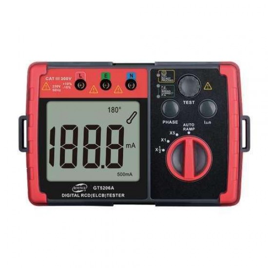 Тестер УЗО цифровой BENETECH GT5206A