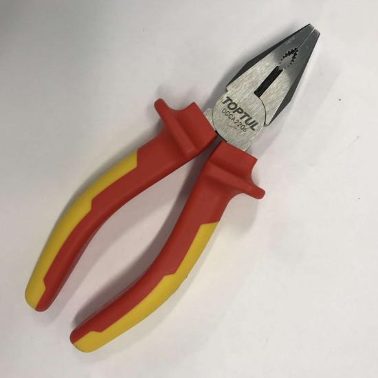 Пассатижи электрика 6" изолированные 1000V VDE TOPTUL DGCA2206