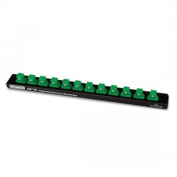 Держатель планка магнитная для головок 3/8"*280*12PCS  TOPTUL PBKB3B2612