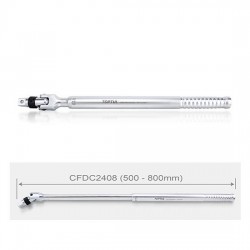 Вороток 3/4" телескопический 500-800мм с шарниром (с фиксатором)  TOPTUL CFDC2408